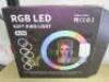 RGB LED Soft Ring Light, Model MJ26. - 3