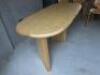 Custom Made Dining Tables and Stools in White Oak Bleached & Varnished Timber - 4