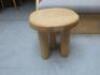 Custom Made Dining Tables and Stools in White Oak Bleached & Varnished Timber - 5