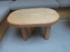 Custom Made Dining Tables and Stools in White Oak Bleached & Varnished Timber - 6