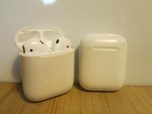 2 x Pairs of Apple EarPods. NOTE: used with no charger.