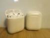 2 x Pairs of Apple EarPods. NOTE: used with no charger.