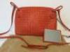 Bottega Veneta Intrecciato Bag in Zesty Orange with Mirror & Dust Bag, S/N BO3644096Z. - 2