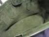 Ralph Lauren Green Suede Leather Double Handle & Cross Shoulder Strap & Dust Cover. - 5