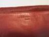 Liebeskind Berlin Burgundy Cow Hide & Leather Cross Shoulder Mini Satchel Bag with Dust Cover. - 4