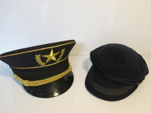 2 x Dress Hats in Soldier & Navy Style.