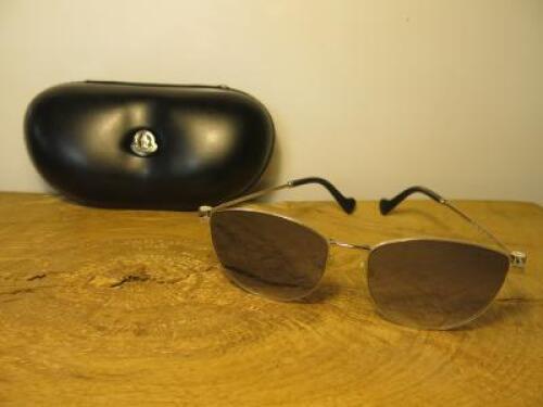 Pair of Moncler Sunglasses, ML 0085 16x in Hard Case.