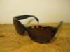 Pair of Prada Tortoise Shell & Blue Sunglasses, SPR02Q in Hard Case. - 2