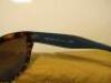 Pair of Prada Tortoise Shell & Blue Sunglasses, SPR02Q in Hard Case. - 4