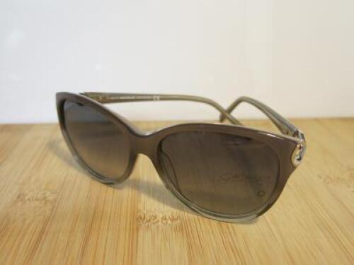 Pair of Mont Blanc Sunglasses in Grey, Model MB 469S 20B in Hard Case.