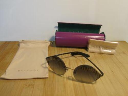 Pair of Bvlgari Sunglasses Model 6089 2028/8G. Comes with Hard Case & Dustcover.