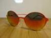 Pair of Italia Independent Sunglass in Bright Orange, Model 2.0 0201/055. Comes in Hard Case. - 3