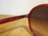 Pair of Valentino Sunglasses in Dark Red, Model V729S 613. - 5