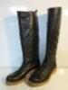 9 x Pairs of Assorted Ladies Fashion Shoes Size 39-41 to Include: 2 x Pairs of Knee High Boots, 2 x Pairs of Slip On Boots & 5 Other to Include Labelled Brands: Jimmy Choo, Chanel, Isabel Marant, Dior, Patrizia Pepe, Aldo & Other. NOTE: conditions of sale - 4