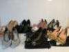 8 x Pairs of Assorted Ladies High Heel Fashion Shoes with Dust Covers. Size 39-41.