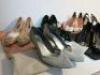 8 x Pairs of Assorted Ladies High Heel Fashion Shoes with Dust Covers. Size 39-41. - 2