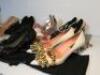8 x Pairs of Assorted Ladies High Heel Fashion Shoes with Dust Covers. Size 39-41. - 4