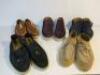5 x Pairs of Loro Piana Summer & Open Walk Slip On Suede Ladies Shoes. Size