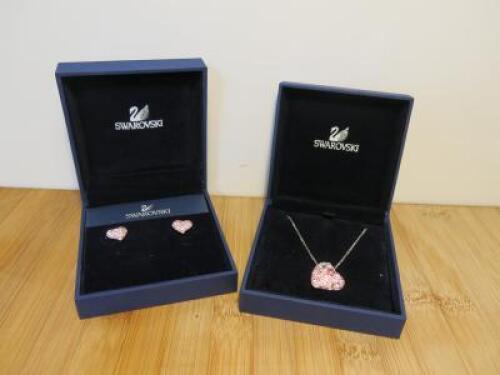 Set of Swarovski Dress Jewellery to Include Necklace & Earrings.