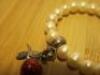 Thomas Sabo Pearl Bracelet with Strawberry & Dragonfly Pendants (925). - 3