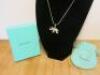 Tiffany & Co Elephant Charm Pendant Necklace (Tiffany & Co 925) with 17" Chain (18K). - 2