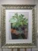 Jonas Wood 'Landscape Pot with Flower Chair' 2015 Print. Framed & Glazed. Size Inc Frame H97 x W81.