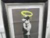 Banksy 'Forgive Us Our Trespassing' Offset Lithograph, Two Sided, Framed, Glazed & Mounted. Size Inc Frame H79 x W62cm. - 4