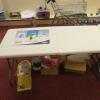 3 x GSC Fold-N-Roll Banquet Table with Wheels, Size H70cm x D70cm x W150cm - 2