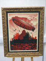 Shepard Fairey 'War is Over' 2007 Published by Obey Los Angeles, Limited Edition 41/350 Signed Print. Framed, Glazed & Mounted. Size Inc Frame H79 x W63cm.