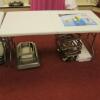 3 x GSC Fold-N-Roll Banquet Table with Wheels, Size H70cm x D70cm x W150cm - 4