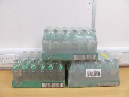 3 x Cases of 24 Bottles of Sprite lemon & Lime Zero Sugar, 330ml.