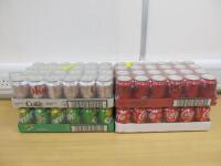 5 x Crates of 24 Cans of Sprite, Coke, Coke Zero & Diet Coke, 330ml.