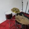 A Fortissimo Drum Kit with Snare, Bass Drums and Orion Cymbals and 2 x Adjustable Musician Stools and Music Stand - 7