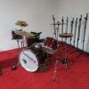 A Fortissimo Drum Kit with Snare, Bass Drums and Orion Cymbals and 2 x Adjustable Musician Stools and Music Stand - 9