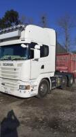 Scania R-SRS L-Class R450 6x2/2 Topline Sleeper Tractor Unit, Reg WX16 YYS 44,000kg Mileage 666,273km.