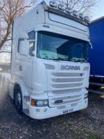 Scania R-SRS L-Class R450 6x2/2 Topline Sleeper Tractor Unit, Reg WX16 YYZ 44,000kg Mileage 694,527km.