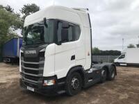 Scania S Series S450 A 6x2/2 Topline Sleeper Tractor Unit, Reg BJ17 WTT 44,000kg Mileage 454,989 Miles.