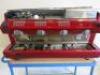 Gaggia 3 Group Espresso Coffee Machine in Red, GD Series. Comes with Knock Box & Accessories (As Viewed/Pictured). - 2