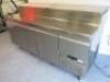 Mercatus 3 Door Refrigerated Gastronorm Pizza Counter, Model S1-1980, S/N 157163, Size H100 x W200 x D80cm. - 2