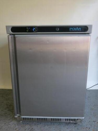 Polar Under Counter Freezer, Model CD081, Size H85 x W60 x D60cm.