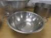 Quantity of Commercial Kitchen Equipment to Include: 2 x Stock Pots, 2 x Colanders & 6 x Mixing Bowls. - 5