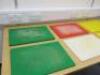 6 x Chopping Boards with Metal Stand. - 3