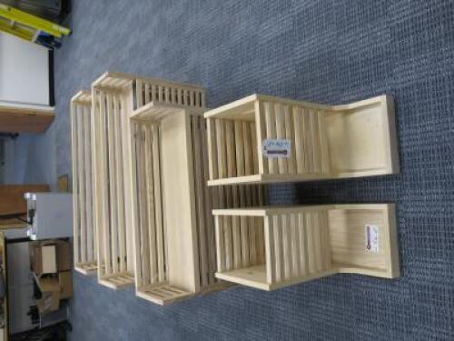 5 x Assorted Beechwood Point of Sale Racks.