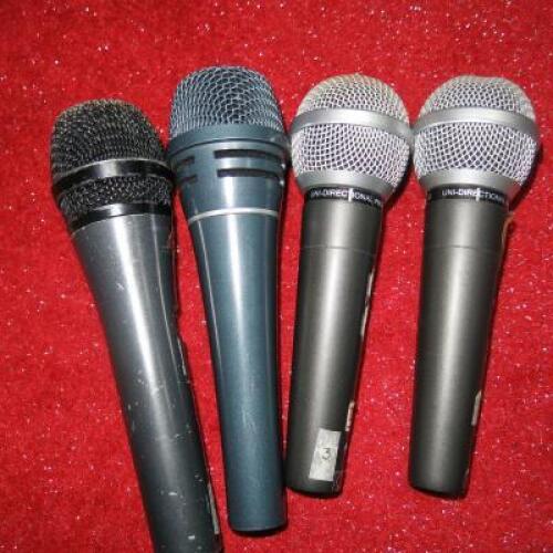 4 x Assorted Microphones as Pictured