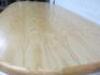 Designer Style Solid Oak & Ply, Waxed Wood Restaurant Table, Size H74 x W160 x D74cm. - 6