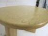 Designer Style Solid Oak & Ply, Waxed Wood Caf&eacute; Table, Size H74 x W100 x D74cm. - 7