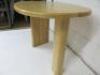 Designer Style Solid Oak & Ply, Waxed Wood Caf&eacute; Table, Size H74 x W100 x D74cm. - 4