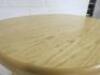Designer Style Solid Oak & Ply, Waxed Wood Caf&eacute; Table, Size H74 x W100 x D74cm. - 6