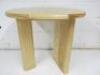 Designer Style Solid Oak & Ply, Waxed Wood Caf&eacute; Table, Size H74 x W71 x D74cm. - 2