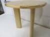 Designer Style Solid Oak & Ply, Waxed Wood Caf&eacute; Table, Size H74 x W71 x D74cm. - 3